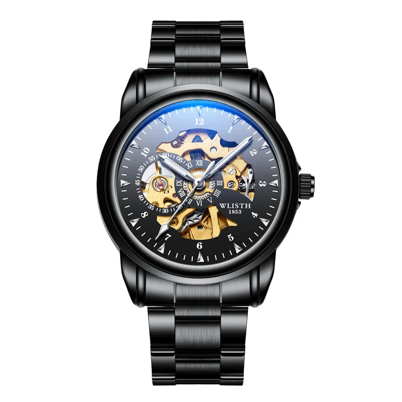 Relógio masculino original, relógio de luxo para homens, relógio automático à prova d'água, presentes para homens